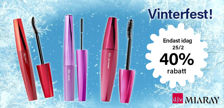 Vinterfest! Fiberwig mascara 40% rabatt