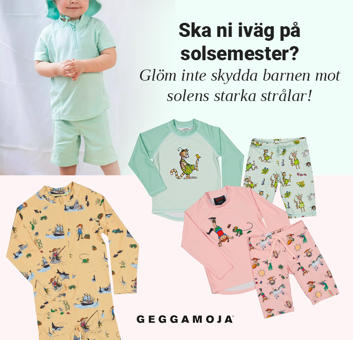 Bekväma och färgglada UV-kläder!