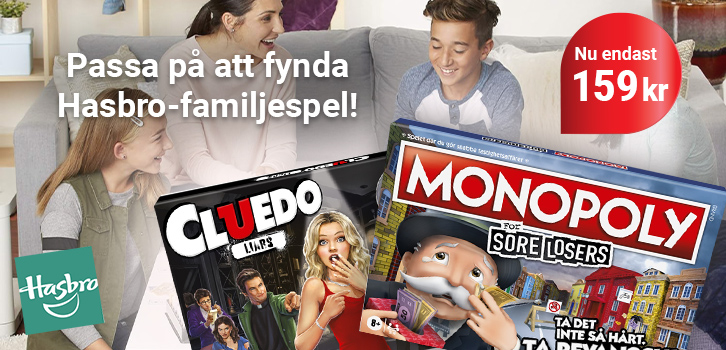 Roliga varianter av populära Hasbro-spel!
