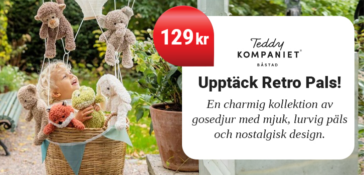 En retro twist på klassiska gosedjur.