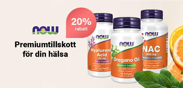 Kosttillskott som håller vad de lovar - 20% rabatt!