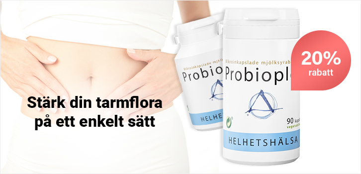 Levande mjölksyrabakterier från fem olika stammar.