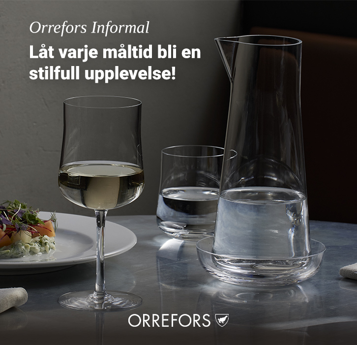 Kampanj på Orrefors Informal! – Låt varje måltid bli en stilfull upplevelse.