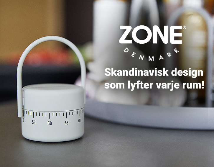 Kampanj på Zone – skandinavisk design som lyfter varje rum!