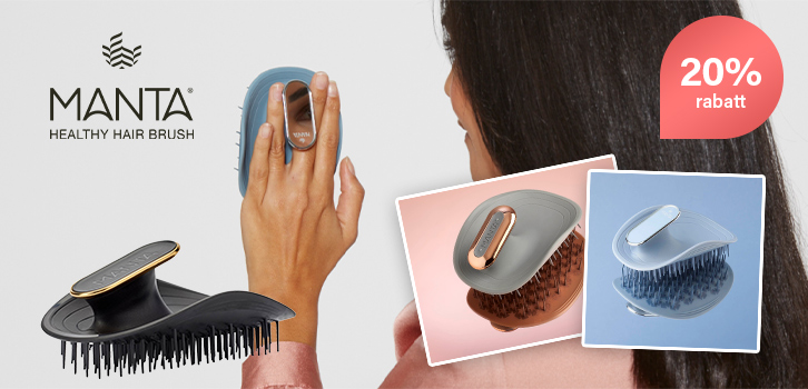 Lansering! Manta hårborstar – 20% rabatt