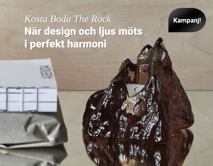 Kampanj på Kosta Boda The Rock!