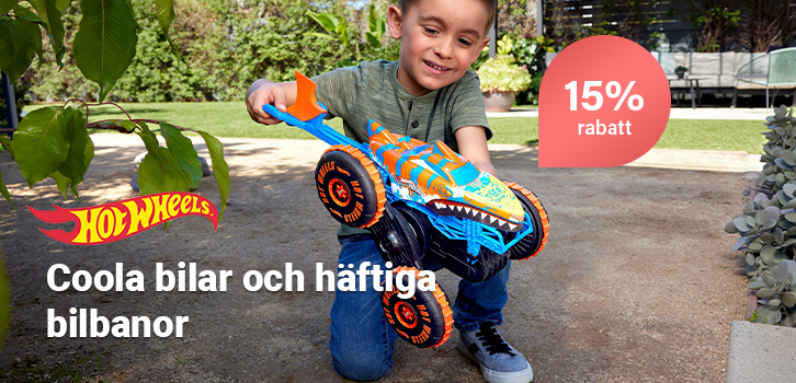 Få fart i leken med superhäftiga Hot Wheels! 