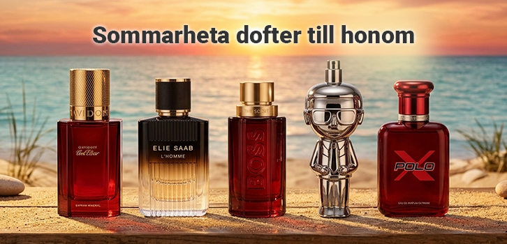 Sommarheta dofter till honom