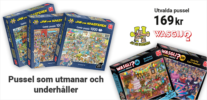 Limited edition - Kluriga pussel med humor!