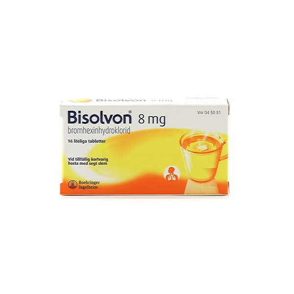 Bisolvon 8mg löslig tabl(Läkemedel)