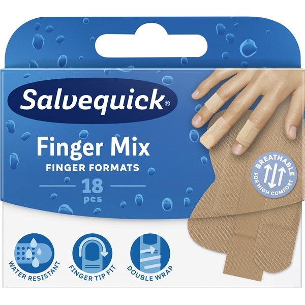 Salvequick Finger Mix 18 st