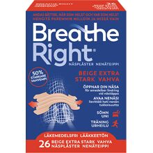 Breathe Right Beige Extra Stark 26 st/paket