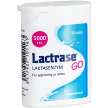 50 tabletter - Lactrase GO