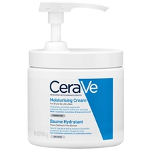 454 gram - CeraVe Moisturising Cream med pump