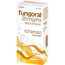 120 ml - Fungoral schampo 20 mg/ml (Läkemedel)