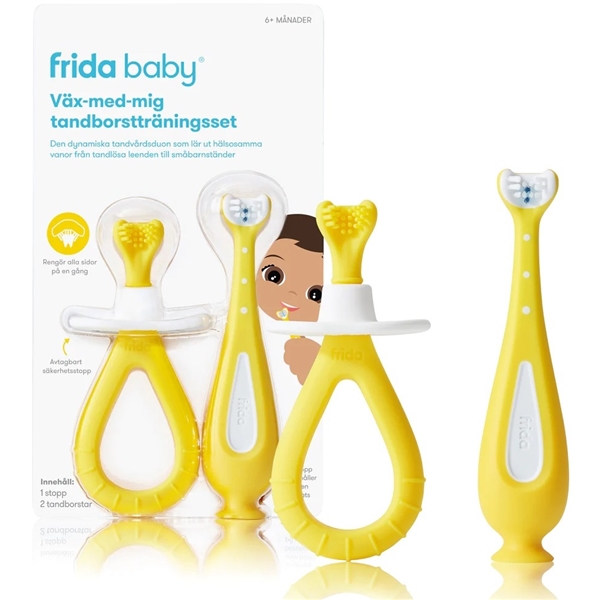 Frida Baby Väx-med-mig tandborstträningsset (Bild 1 av 3)