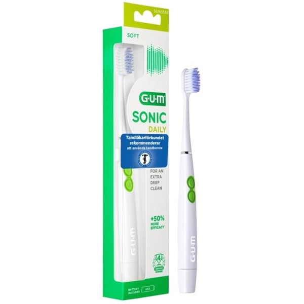 GUM ActiVital Sonic Toothbrush White (Bild 1 av 2)
