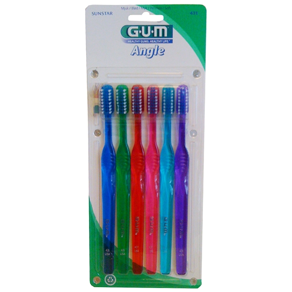 GUM Angle Tandborste Vuxen Mjuk
