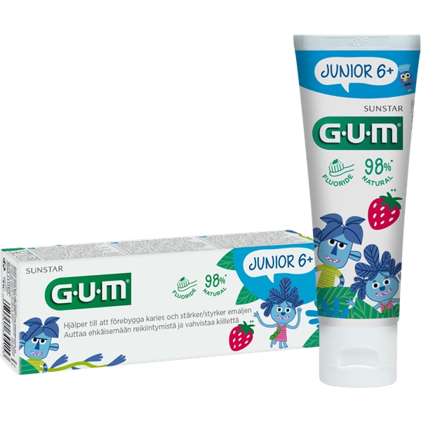 GUM Junior Tandkräm 6+