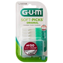 50 st/paket - GUM Soft Picks + Fluoride