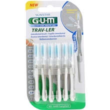 GUM Travler Mellanrumsborste 2,0 6st/paket