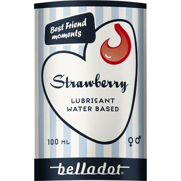 Glidmedel vattenbas strawberry