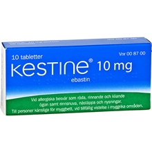 10 tabletter - Kestine 10mg 10tabletter (Läkemedel)