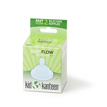Kid Kanteen Baby Nipple Fast Flow 2 st/paket