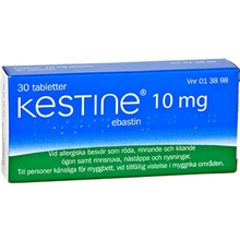 30 tabletter - Kestine tablett 10 mg 30 tabletter (Läkemedel)