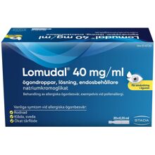 Lomudal ögondroppar 40 mg/ml (Läkemedel)