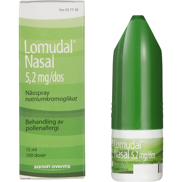 Lomudal nässpray 5,2mg (Läkemedel)