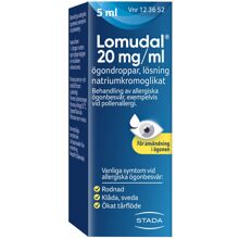 5 ml - Lomudal ögondroppar (Läkemedel)