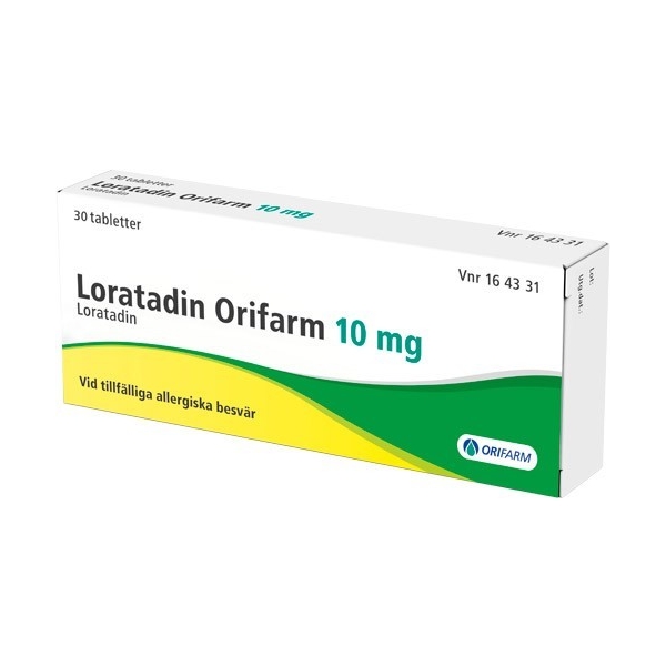 Loratadin Orifarm 10mg (Läkemedel)