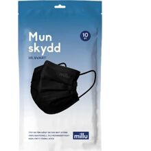 Millu Munskydd IIR Svart 10 st