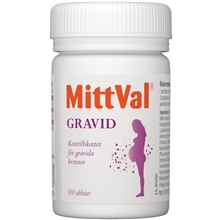 100 tabletter - MittVal Gravid