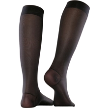 M  - Svart - Mabs Knästrumpa nylon svart