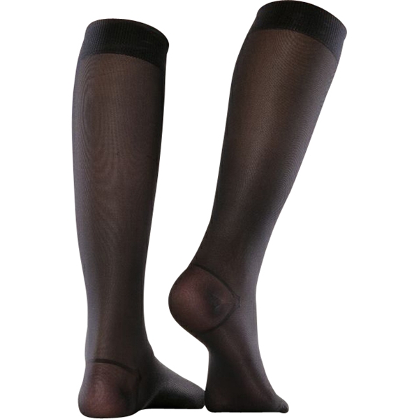 Mabs Knästrumpa nylon svart