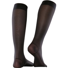 XL  - Svart - Mabs Knästrumpa nylon svart