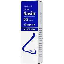 7.5 ml - Nasin 0,5mg/ml (Läkemedel)