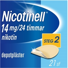 21 st/paket - Nicotinell depotplåster 14 mg/24 h (Läkemedel)