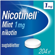 204 tabletter - Nicotinell Mint 1 mg (Läkemedel)