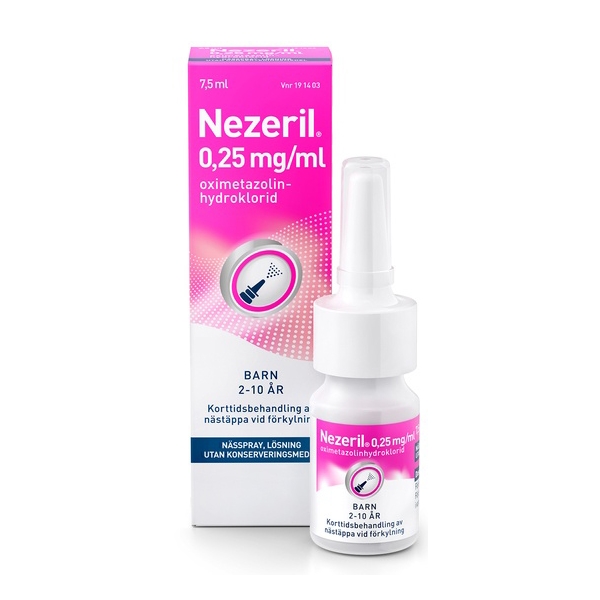 Nezeril nässpray 0,25ml/mg