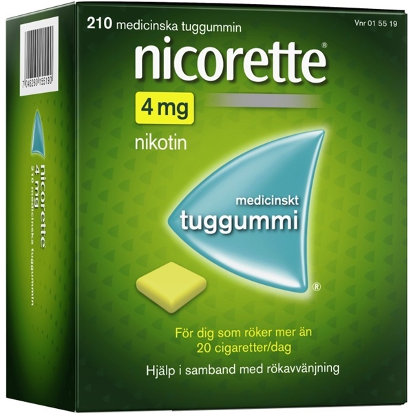 Nicorette tuggummi Classic (Läkemedel)