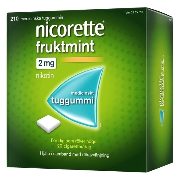 Nicorette Tuggummi fruktmint (Läkemedel)