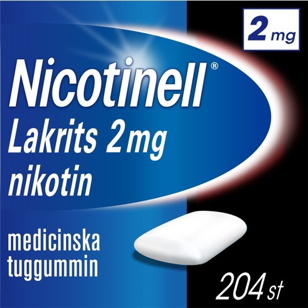 Nicotinell Tuggummi Lakrits 2mg (Läkemedel)