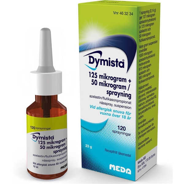 Dymista nässpray 120 doser (Läkemedel)