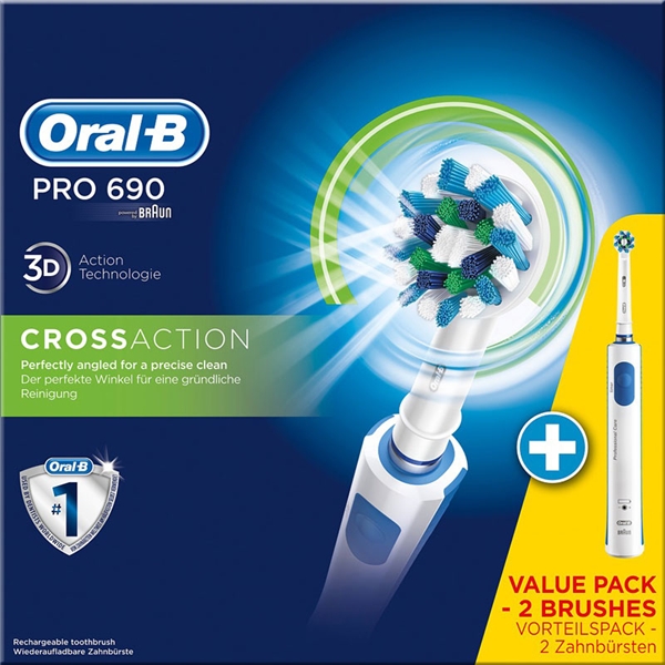 Oral B Eltandborste PRO690 Duo (Bild 2 av 2)