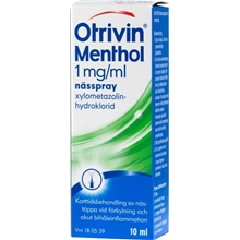 10 ml - Otrivin Nässpray Menthol (Läkemedel)