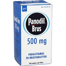 Panodil Brus 500mg (Läkemedel)