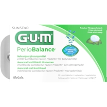 30 tabletter - GUM PerioBalance Sugtablett